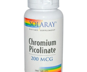 SOLARAY Chromium Picolinate 200mcg 200 tablets