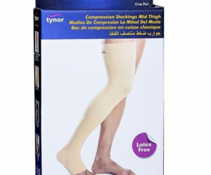 TYNOR COMPRESSION STOCKING MID THIGH - I 15 L