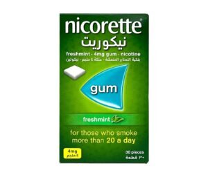 Nicorette Fresh Mint 4mg Gum 30pcs