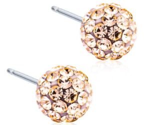 BLOMDAHL - NT Crystal Ball 6 mm, Golden Rose