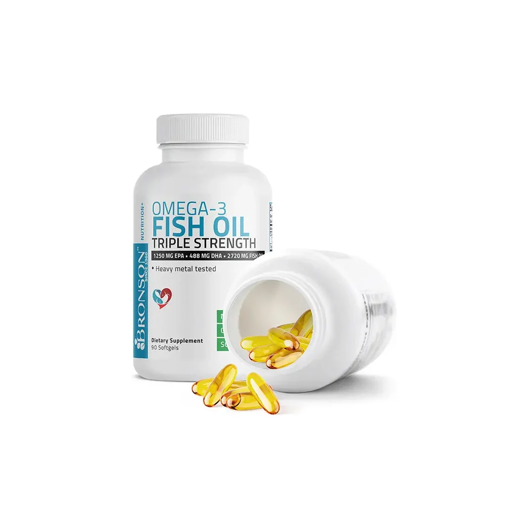 BRONSON Omega 3 Fish Oil Triple Strength 90 softgel