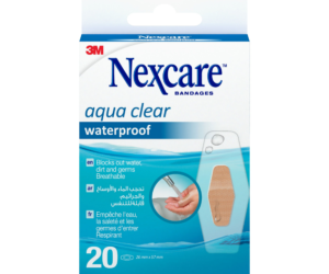 NEXCARE AB W.PROOF BAND 26X57MM 20'S 586-20D