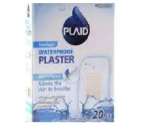 Plaid Bandage WaterProof Plaster 7.3x2.5cm 20pc
