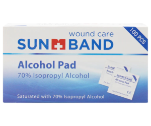 SUNM BAND ALCOHOL SWAB PAD 100pc