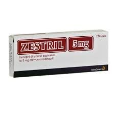 ZESTRIL 5MG TABS. 28 S