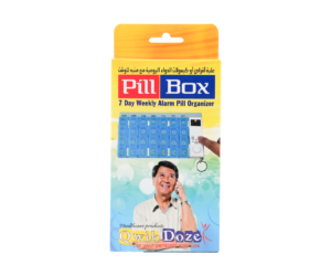 Qwik Doze - Pill Box 7 Day weekly Alarm Pill Organizer