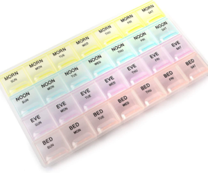 Qwik Doze - Pill Box 28 Day with Drawer