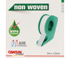 CANSINPLST Nonwoven Plaster 5 m x 1.25 cm