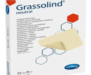 HARTMANN Grassolind neutral Paraffin Gauze Dressing 7.5cm x 10cm 10pcs