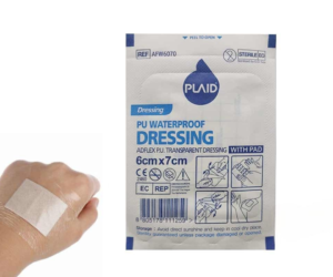 Plaid Dressing waterproof 6x7cm 1pc