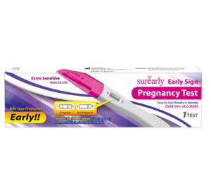 SUREARLY Pregnancy Test Early Sign