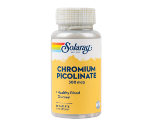 SOLARAY Chromium Picolinate 500mcg 60 tablets