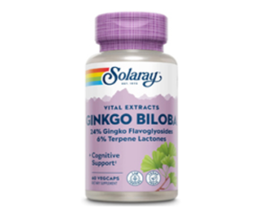 SOLARAY Ginko Biloba 60 vegcaps
