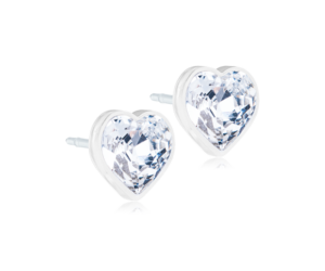 BLOMDAHL - 30 - MP fixed Heart 6 mm, Crystal