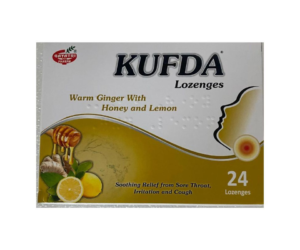 KUFDA Ginger Honey & lemon 24 Lozenges