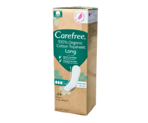 CAREFREE Organic Cotton Long 24 pcs