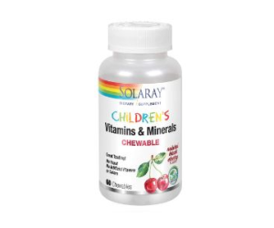 SOLARAY Kids Vitamins & Minerals 60 Chewables