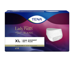 TENA LADY PANTS BLANC - XL - 14pc