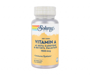 SOLARAY Vitamin A 7500mcg 60 vegcaps
