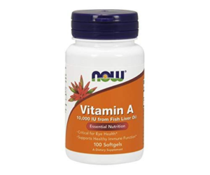 NOW VITAMIN A 10,000 IU 100 softgel