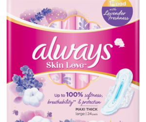 ALWAYS Skin Love 24 pads pnk prpl