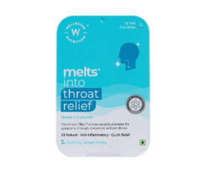 WB Melts Into Throat Relief 30 Oral Thin Strips