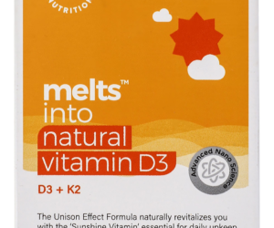 WB Melts Into Natural Vit D3 30 Oral Thin Strips