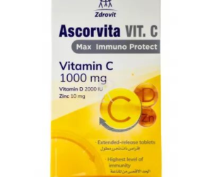 Ascorvita Vit. C + D + Zinc 30 tab