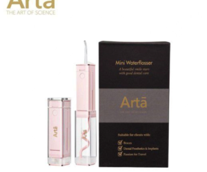 Arta Mini Water Flosser - Smallest Mini Aquapik - Pink