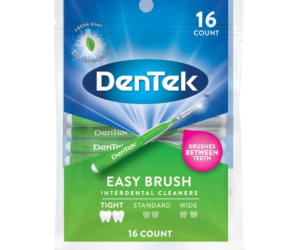 DENTEK EASY BRUSH TIGHT FIT 16 CT