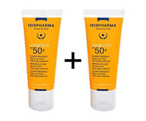 ISIS UVBlock Offer SPF 50 Invisible Fluid 1+1