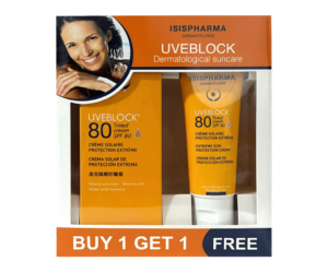 ISIS UVBlock Offer SPF 80 Invisible Cr 1+1