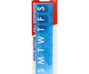 Acu-Life WEEKLY PILL BOX push button pill XL 400898