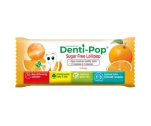 Denti-Pop Sugar Free Lollipoop Orange Flavor