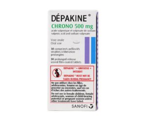 DEPAKINE CHRONO 500MG TABS 30 S