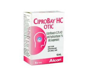 CIPROBAY HC OTIC SUSP. 10 ML