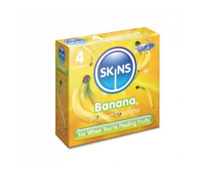 SKINS Banana Condoms 4PC