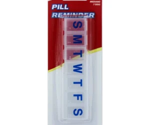 ACU-LIFE 7 Day Pill Box Organizer - Medium