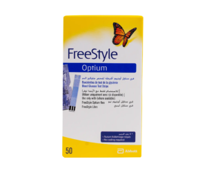 FREE STYLE Optium Plus 50 Electrodes Strips