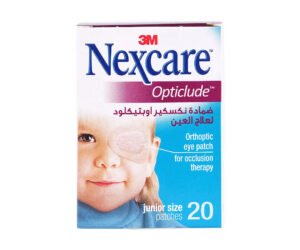 NAXCARE 3M OPTICLUDE ORTHO EYEPAT JUNIOR 20PC 1537