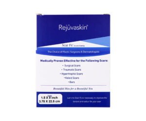 Rejuvaskin Scar Fx Silicone Sheeting square 1.5 x 9 inch