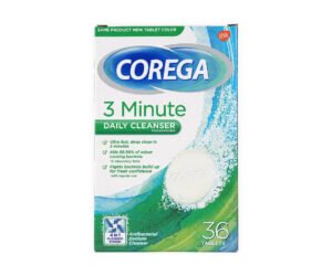 COREGA 3 minute DAILY CLEANSER FOR DENTURES 36 tab