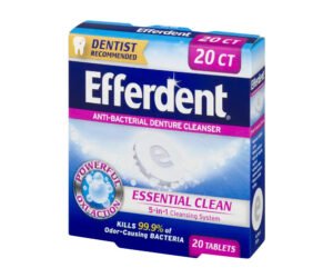 Efferdent Dental Cleanser / Original 20 Tablets