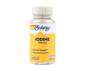 SOLARAY Iodine 500mcg 30 vegcaps