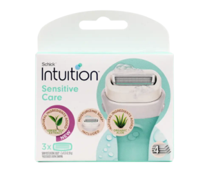 Schick Intuition Sensitive Care Green Tea Moisturizing Soap Blades