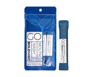 Go Mouth Wash Bold Mint 5 x 11ml pkt Blue