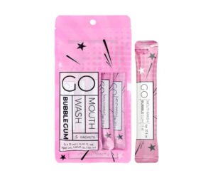 Go Mouth Wash Bubble Gum 5 x 11ml pkt Pink