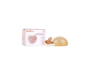 Bebina 100% Silicone Pacifier Creamy White +0 M