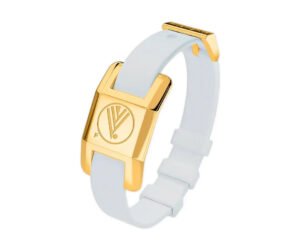 Visponder Bracelet Silikon White Gold