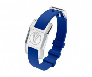 Visponder Bracelet Silikon Dark Blue Silver